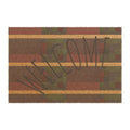 Welcome Rustic Stripe Doormat
