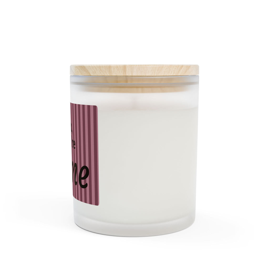 Relax, You’re Home Frosted Glass Candle — 11oz Cozy Home Scented Candle