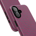 Pink Textured Wireless Charging Case | Premium Slim Dual-Layer Protective iPhone Cover