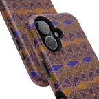 Fractyl Impact Resistant Iphone 16 Pro Case - Geometric Tribal Magnetic MagSafe Cover