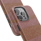 Striped Leather-Texture Magnetic Phone Case — Impact-Resistant iPhone Cover, premium product wireless charging iphone 18 pro max case