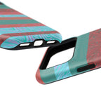 Fractyl MagSafe Compatible iPhone 18 Pro Max Case, Teal Coral Impact-Resistant Magnetic Cover