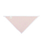 Reverse side of the Autumn Herringbone Pet Bandana – Orange & Pink Fall Pattern, designed as a lightweight fall pet bandana with a subtle look.