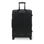 Purple Houndstooth Carry-On Suitcase — Retro Pattern Luggage for Travel