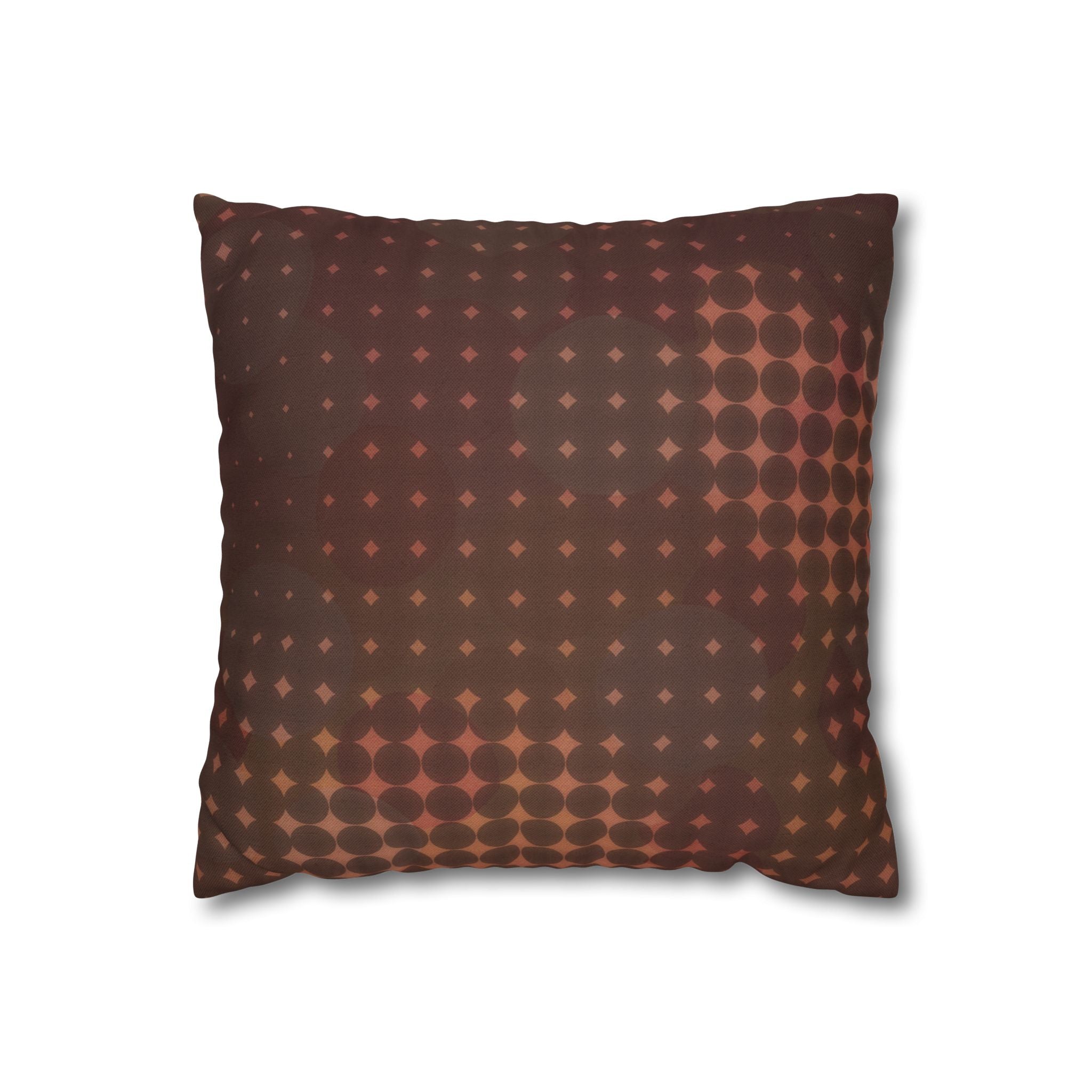 Spun Polyester Square Pillowcase