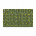 Green Botanical Pattern Tablet Folio Case, a vegan leather tablet case featuring a rich green botanical print and slim protective profile