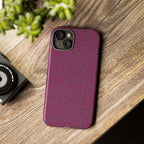 Pink Textured Wireless Charging Case | Premium Slim Dual-Layer Protective iPhone Cover