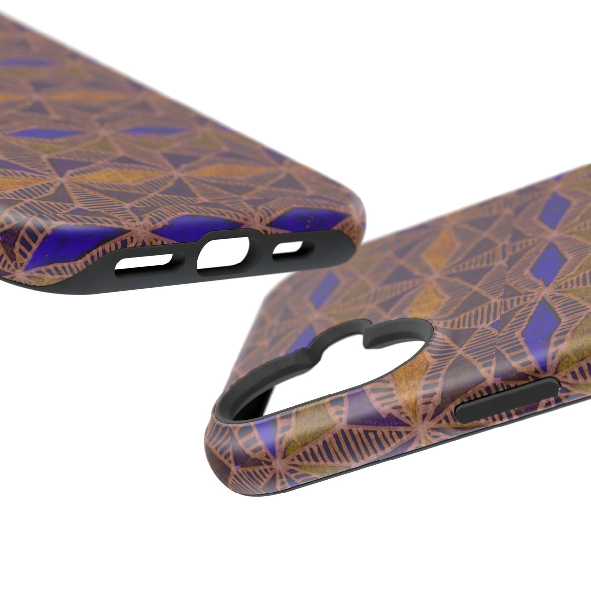 Fractyl Impact Resistant Iphone 16 Pro Case - Geometric Tribal Magnetic MagSafe Cover