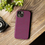 Pink Textured Wireless Charging Case | Premium Slim Dual-Layer Protective iPhone Cover