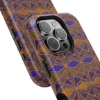 Fractyl Impact Resistant Iphone 16 Pro Case - Geometric Tribal Magnetic MagSafe Cover