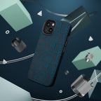 Impact Resistant Phone Case-20% OFF Entire Order, And Free Shipping, Teal Geometric MagSafe phone case floating in a teal geometric scene; impact resistant iphone 17 case-20% OFF Entire Order, and Free Shipping.