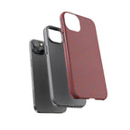 Wireless Charging iPhone 17 ProMax Case – Rugged Red Pebble Texture Shockproof Cover