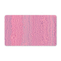 Pink Abstract Wave Polyester Doormat