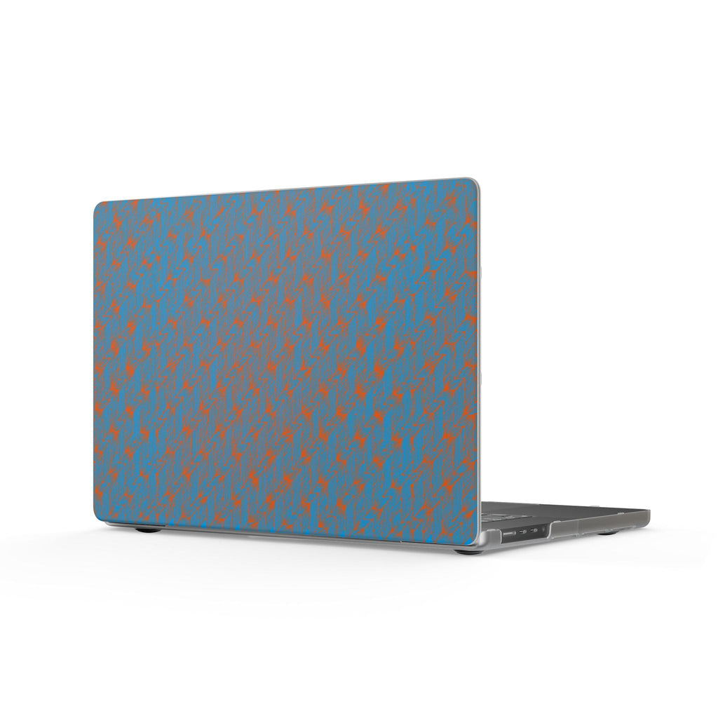 The Blue Raindrop Matte MacBook Case by Printify, showcasing its striking waterproof laptop decal. This blue macbook cover merges modern tech with a minimal style, ideal as a birthday gift for her or everyday carry. It serves as a great office accessory and is perfect for students, making it an ideal tech accessory for anyone working from home or as a teacher gift.
