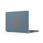 The Blue Raindrop Matte MacBook Case by Printify, showcasing its striking waterproof laptop decal. This blue macbook cover merges modern tech with a minimal style, ideal as a birthday gift for her or everyday carry. It serves as a great office accessory and is perfect for students, making it an ideal tech accessory for anyone working from home or as a teacher gift.