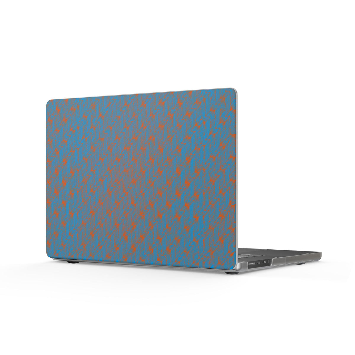 The Blue Raindrop Matte MacBook Case by Printify, showcasing its striking waterproof laptop decal. This blue macbook cover merges modern tech with a minimal style, ideal as a birthday gift for her or everyday carry. It serves as a great office accessory and is perfect for students, making it an ideal tech accessory for anyone working from home or as a teacher gift.