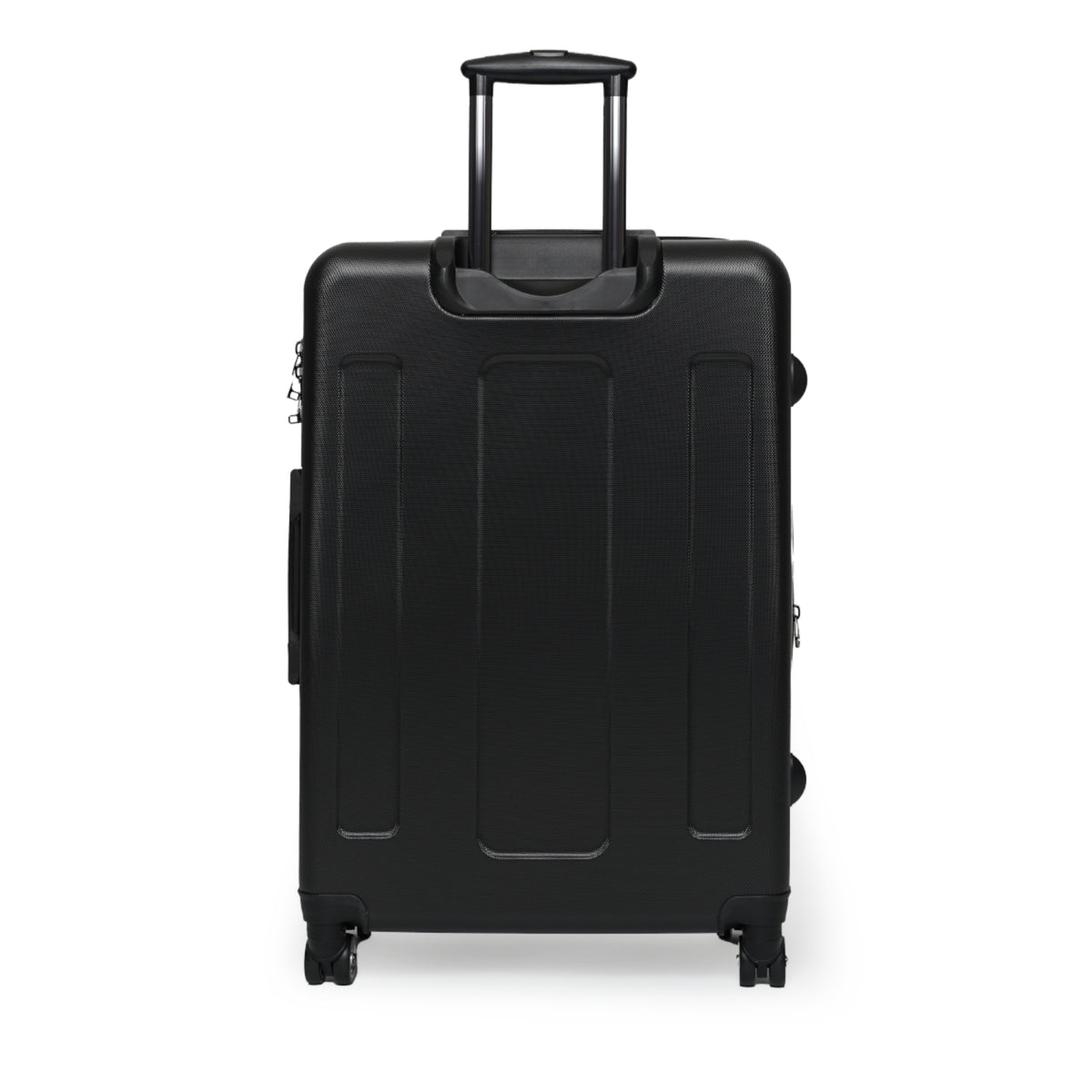 Pink Pastel Pattern Suitcase — Floral Grid Carry-On Luggage