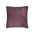 Retro Pink Dot Pattern Pillowcase — Spun Polyester Square Pillow Cover