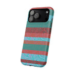 Fractyl MagSafe Compatible iPhone 18 Pro Max Case, Teal Coral Impact-Resistant Magnetic Cover
