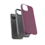 Pink Textured Wireless Charging Case | Premium Slim Dual-Layer Protective iPhone Cover