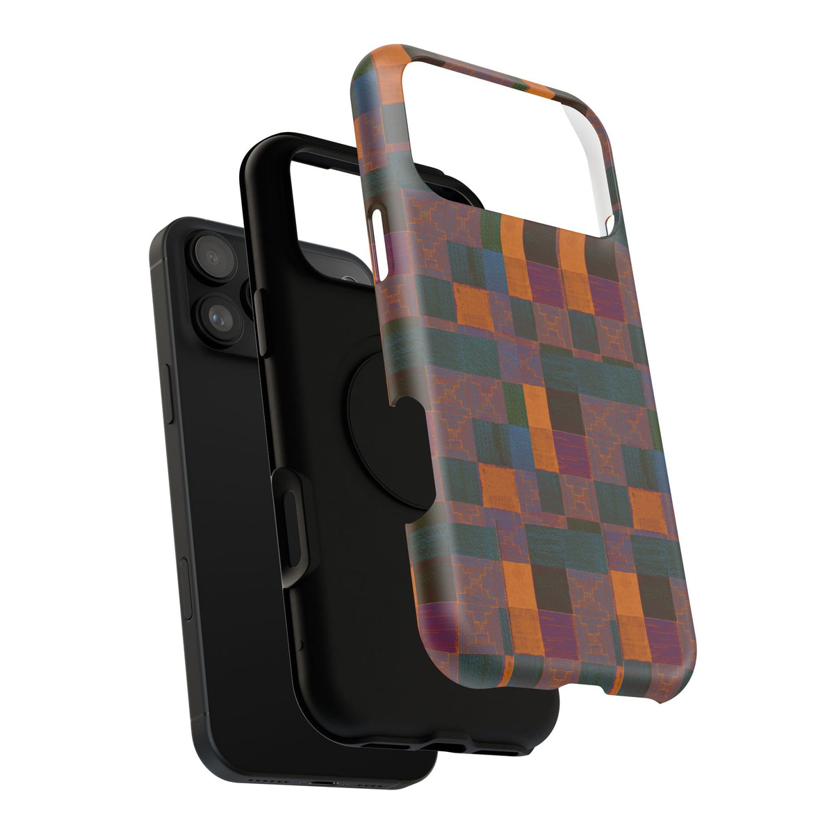 Fractyl Wireless Charging iPhone 18 Pro Case - Impact-Resistant Quilted Pattern