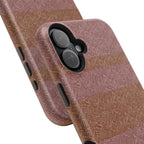 Striped Leather-Texture Magnetic Phone Case — Impact-Resistant iPhone Cover, detailed wireless charging iphone 18 pro max case edge