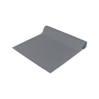 Solid Gray Table Runner — Cotton-Poly Dining Accent
