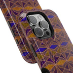 Fractyl Impact Resistant Iphone 16 Pro Case - Geometric Tribal Magnetic MagSafe Cover