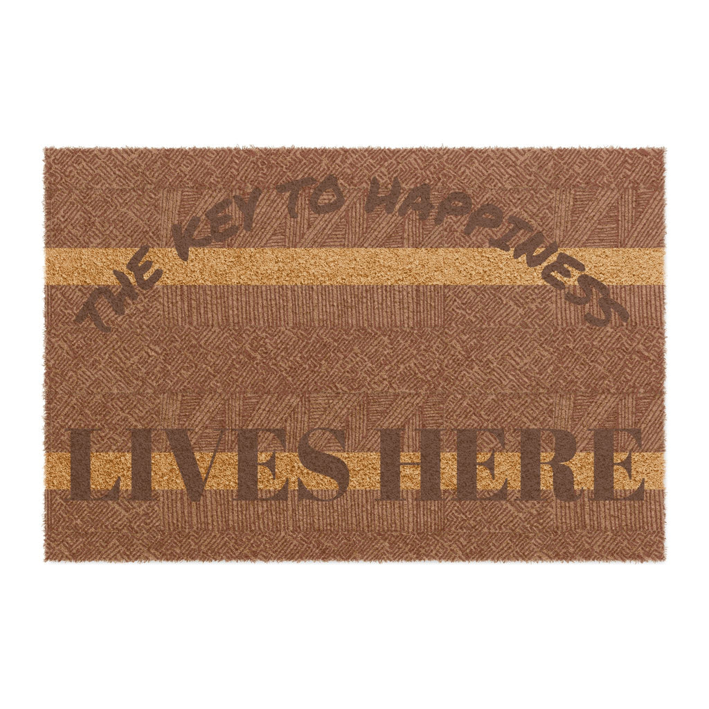 Welcome Finally Home Doormat — Rustic Coir Entry Mat