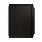 Mountain Mosaic Kindle Case — Geometric Wilderness E-Reader Cover, black PU leather exterior with a magnetic closure for a 7 inch paperwhite case.