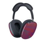 Psychedelic AirPods Case For AirPods Max, Colorful Swirl Polycarbonate Snap-On Shells showing colorful snap-on airpods max earcup covers
