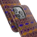 Fractyl Impact Resistant Iphone 16 Pro Case - Geometric Tribal Magnetic MagSafe Cover