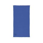 Waffle Cotton Throw Blanket — Embroidered "Home" Accent Throw