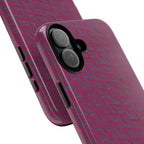 Pink Textured Wireless Charging Case | Premium Slim Dual-Layer Protective iPhone Cover