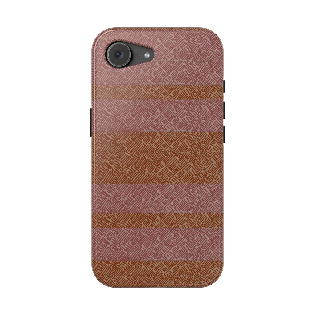 Striped Leather-Texture Magnetic Phone Case — Impact-Resistant iPhone Cover, protective camera wireless charging iphone 18 pro max case