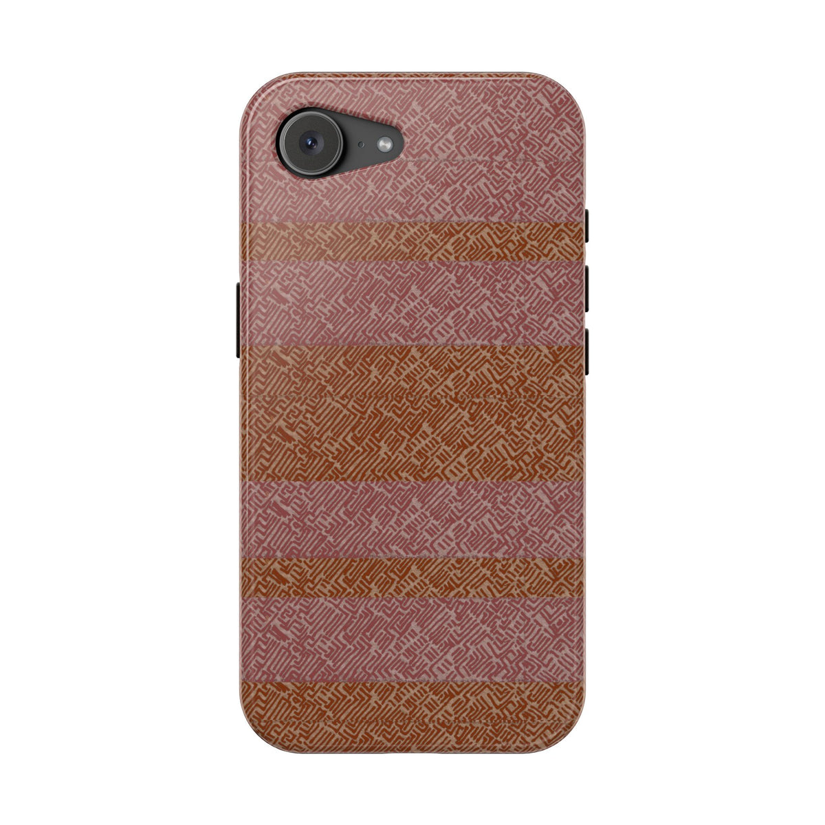 Striped Leather-Texture Magnetic Phone Case — Impact-Resistant iPhone Cover, protective camera wireless charging iphone 18 pro max case