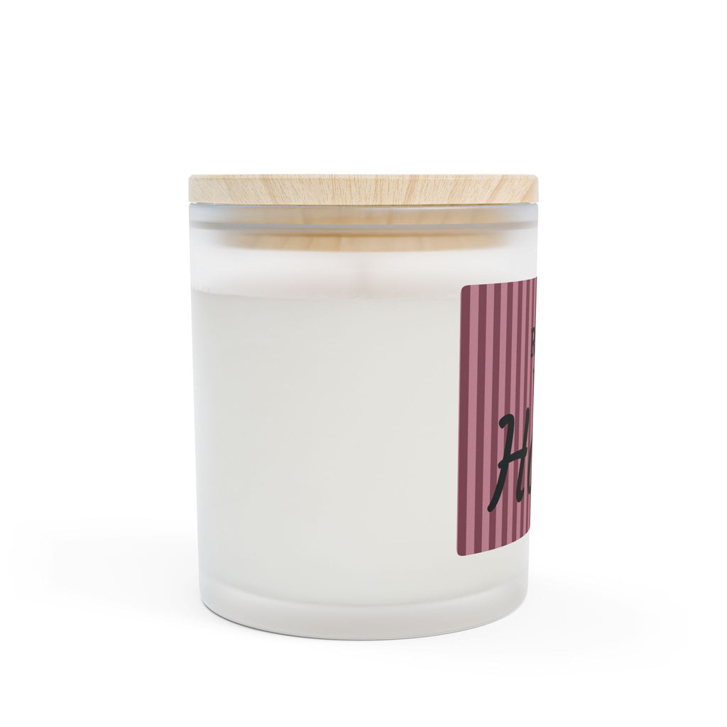 Relax, You’re Home Frosted Glass Candle — 11oz Cozy Home Scented Candle