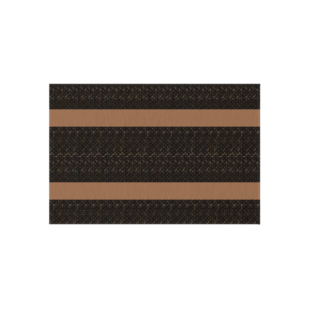 Outdoor Rug — Modern Striped Patio Rug (Durable Weatherproof Mat)
