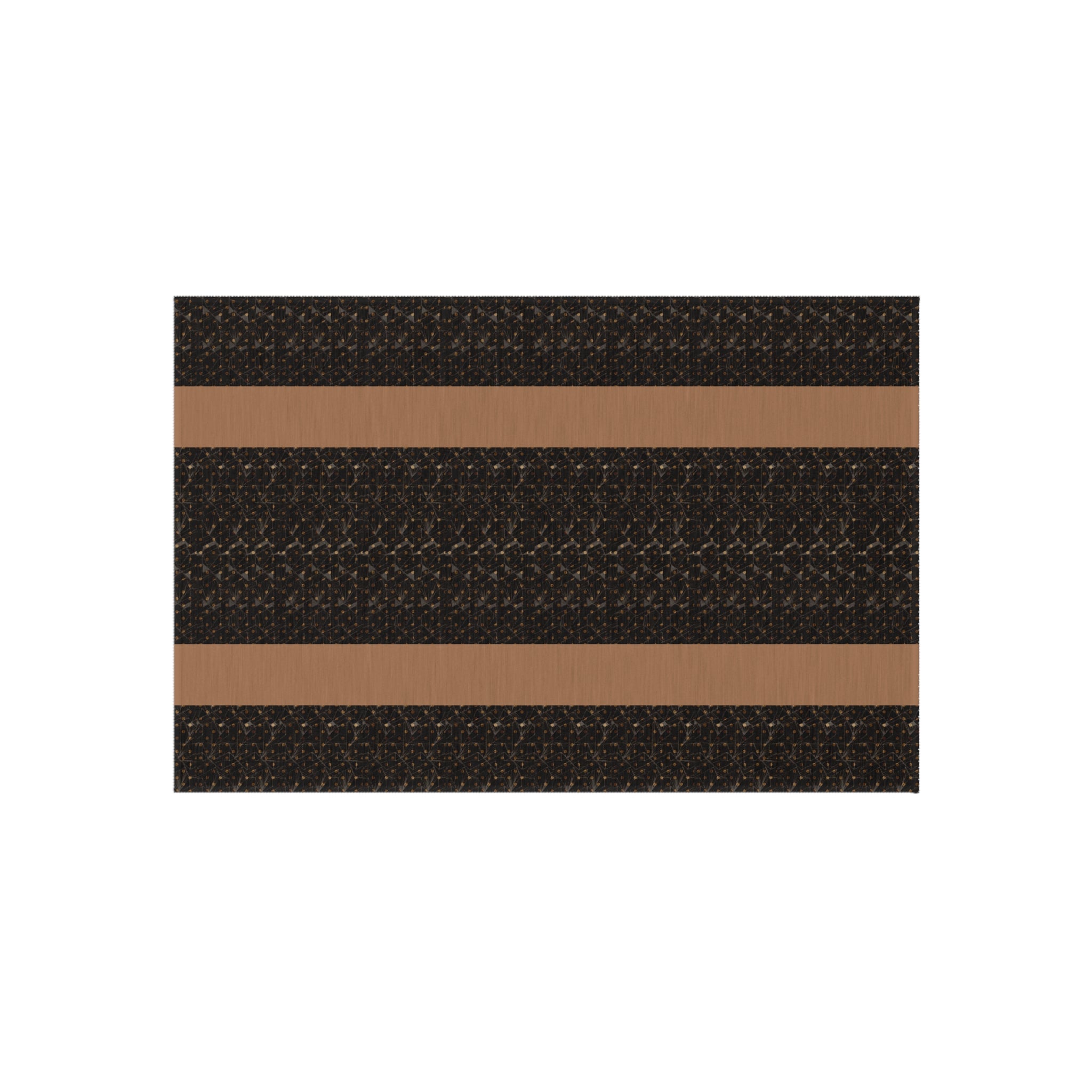 Outdoor Rug — Modern Striped Patio Rug (Durable Weatherproof Mat)
