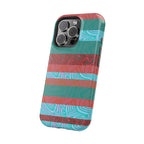 Fractyl MagSafe Compatible iPhone 18 Pro Max Case, Teal Coral Impact-Resistant Magnetic Cover