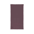 Waffle Cotton Throw Blanket — Embroidered "Home" Accent Throw