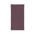 Waffle Cotton Throw Blanket — Embroidered "Home" Accent Throw