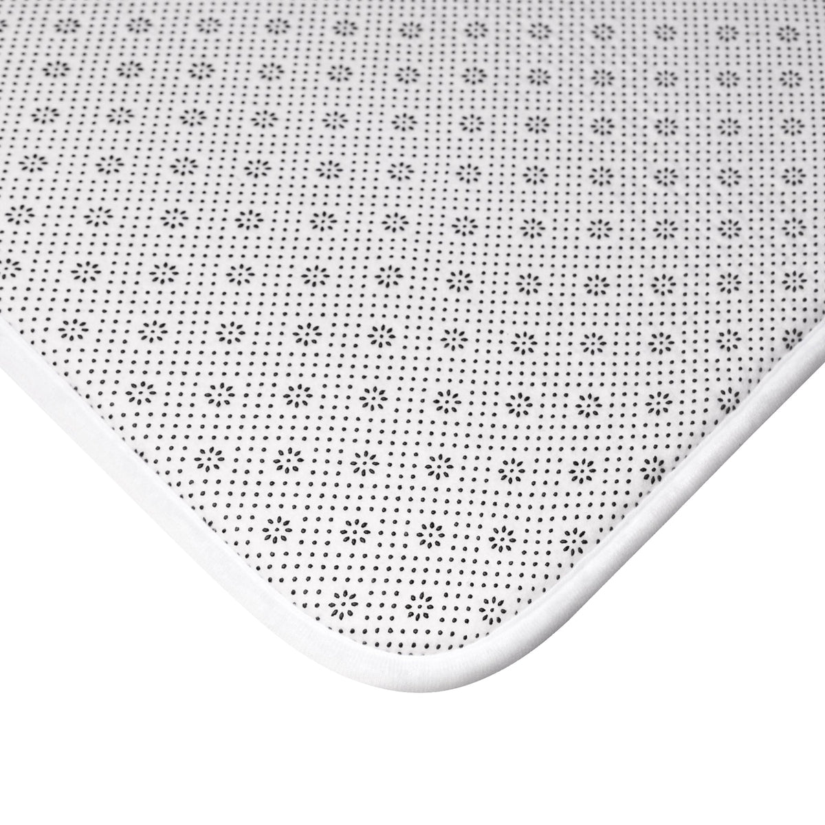 Memory Foam Bath Mat in action, highlighting the non-slip backing and plush softness underfoot, perfect for enhancing bathroom decor.