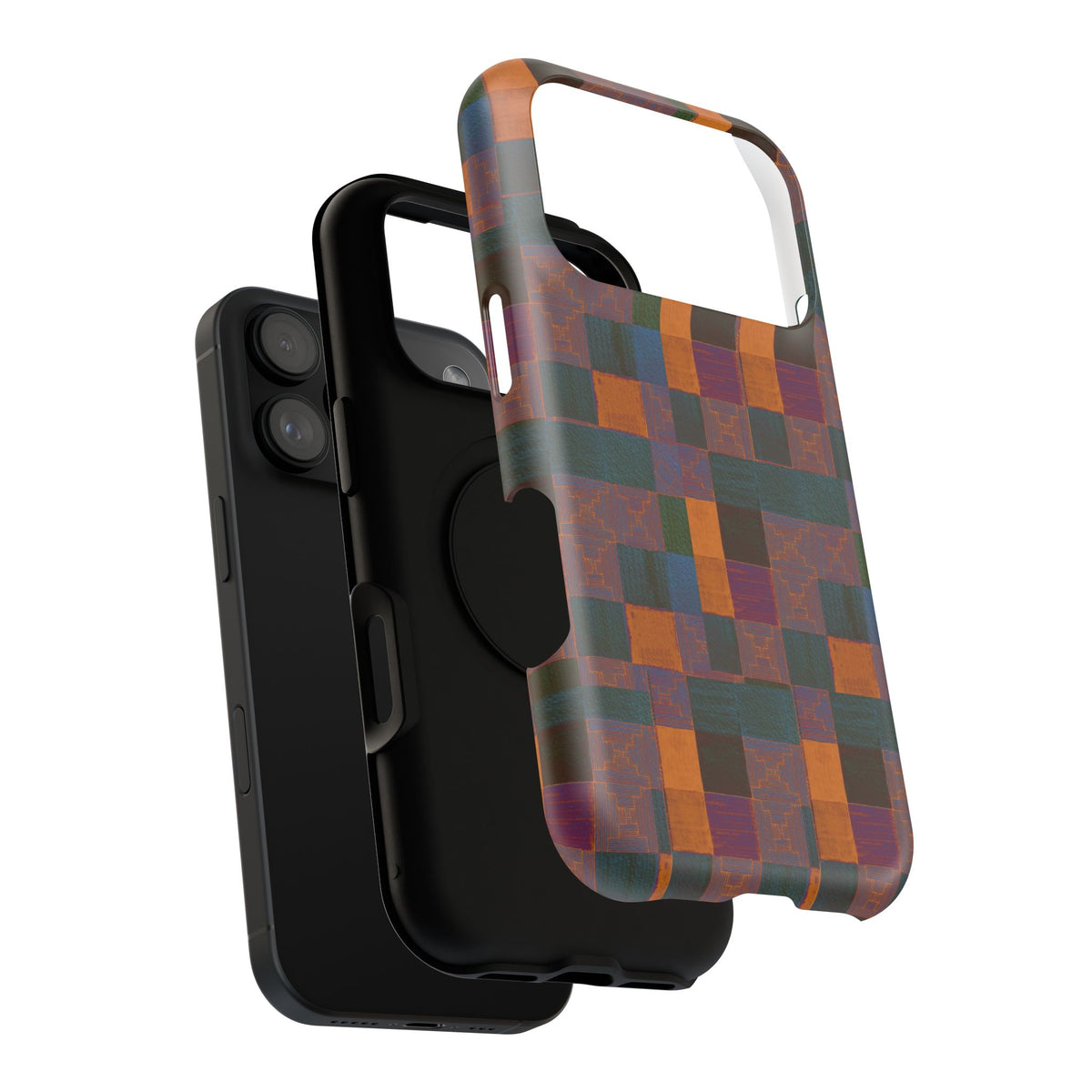 Fractyl Wireless Charging iPhone 18 Pro Case - Impact-Resistant Quilted Pattern
