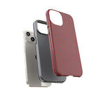 Wireless Charging iPhone 17 ProMax Case – Rugged Red Pebble Texture Shockproof Cover