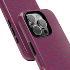 Pink Textured Wireless Charging Case | Premium Slim Dual-Layer Protective iPhone Cover
