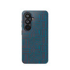 Impact Resistant Phone Case-20% OFF Entire Order, And Free Shipping, Teal Geometric MagSafe case with dual-layer protective construction; impact resistant iphone 17 case-20% OFF Entire Order, and Free Shipping.
