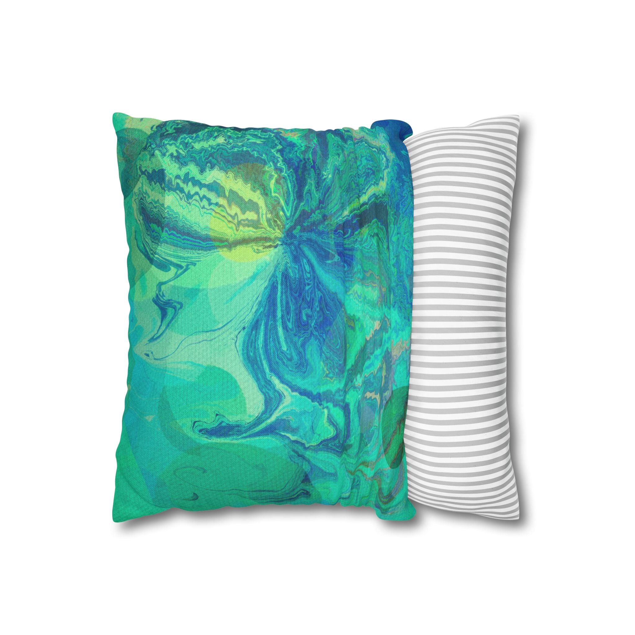 Spun Polyester Square Pillowcase