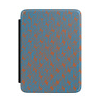 Blue Orange Camouflage Kindle Case – Protective E-Reader Cover featuring a vibrant blue and orange modern pattern. This 7 inch kindle case is a perfect minimalist cover for book lovers, designed as a durable cover and commuter accessory that doubles as an elegant ebook cover, ideal for travel readers.