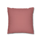Retro Pink Dot Pattern Pillowcase — Spun Polyester Square Pillow Cover